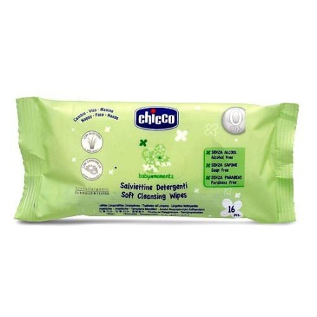 Chicco Baby Moments Toallitas Bebé, 16unids