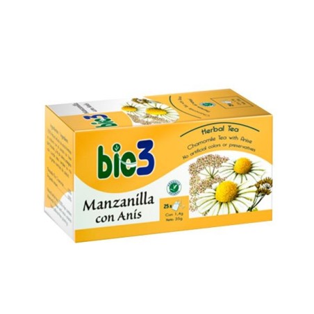 Bio3 Manzanilla con Anis 1.4 G 25 Filtros