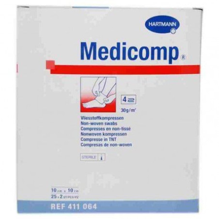 Medicomp Gasa Suave 10x10cm 10x2 Ud