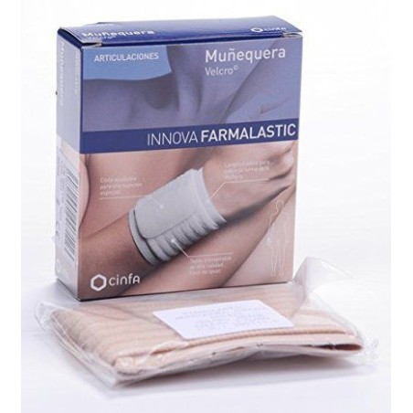Farmalastic Innova Muñequera Velcro Beige Talla E/EG