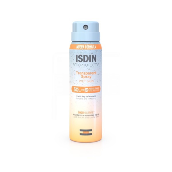 Isdin Fotoprotector Transparante Spray Wet Skin SPF 50 1 Envase 100 ML