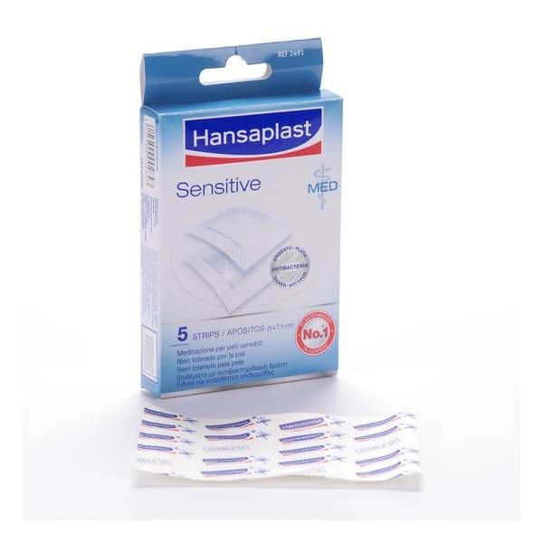 Hansaplast Med Sensitive Apósito Estéril 5x7,5cm 5uds