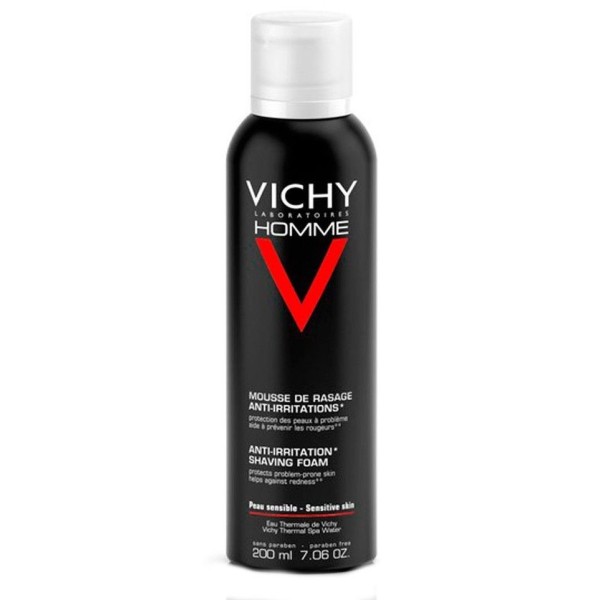 Vichy Homme Espuma Afeitar Piel Sensible 200ml