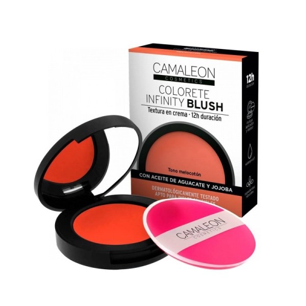 Camaleon Cosmetics Infinity Blush Colorete Crema Color Melocotón 4g