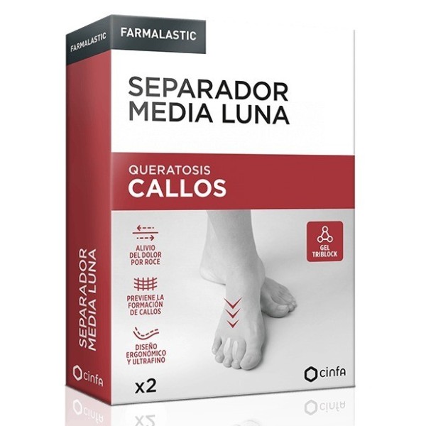 Farmalastic Separador Media Luna Callos 2 Unidades Talla Única