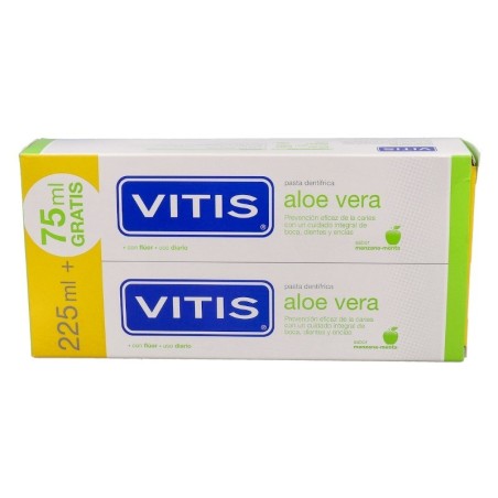 Vitis Aloe Vera Pasta Dentífrica Manzana 2 x 150ml