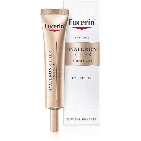 Eucerin Hyaluron Filler + Elasticity Contorno de Ojos SPF15 15ml