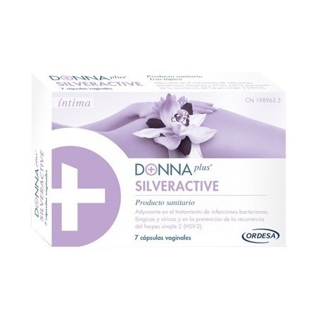Donna Plus SilverActive 7 Cápsulas Vaginales