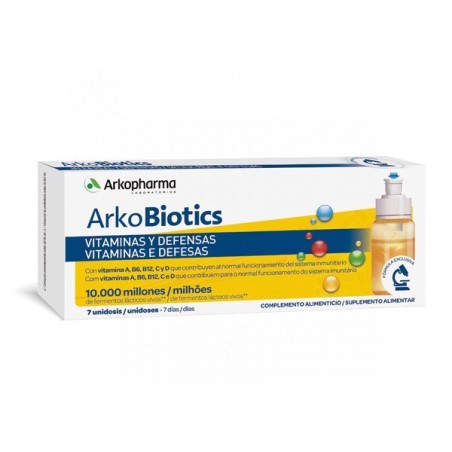 Arkobiotics Defensas y Vitaminas Adultos 7 Dosis