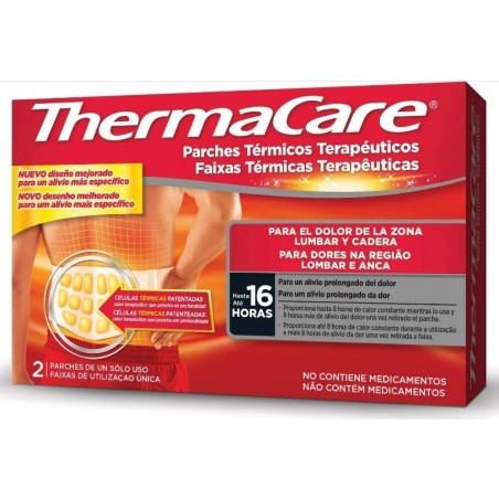 Thermacare Zona Lumbar y Cadera 2 Parches