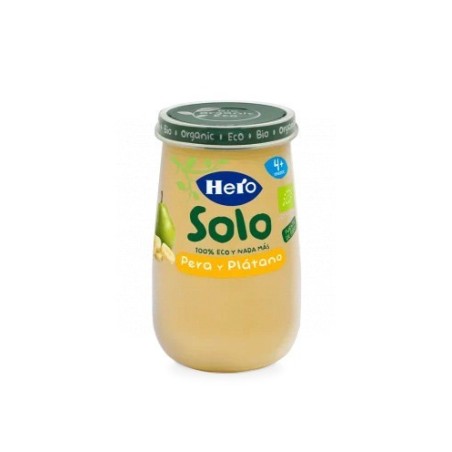 Hero Baby Solo Tarrito Eco Pera y Plátano 190gr